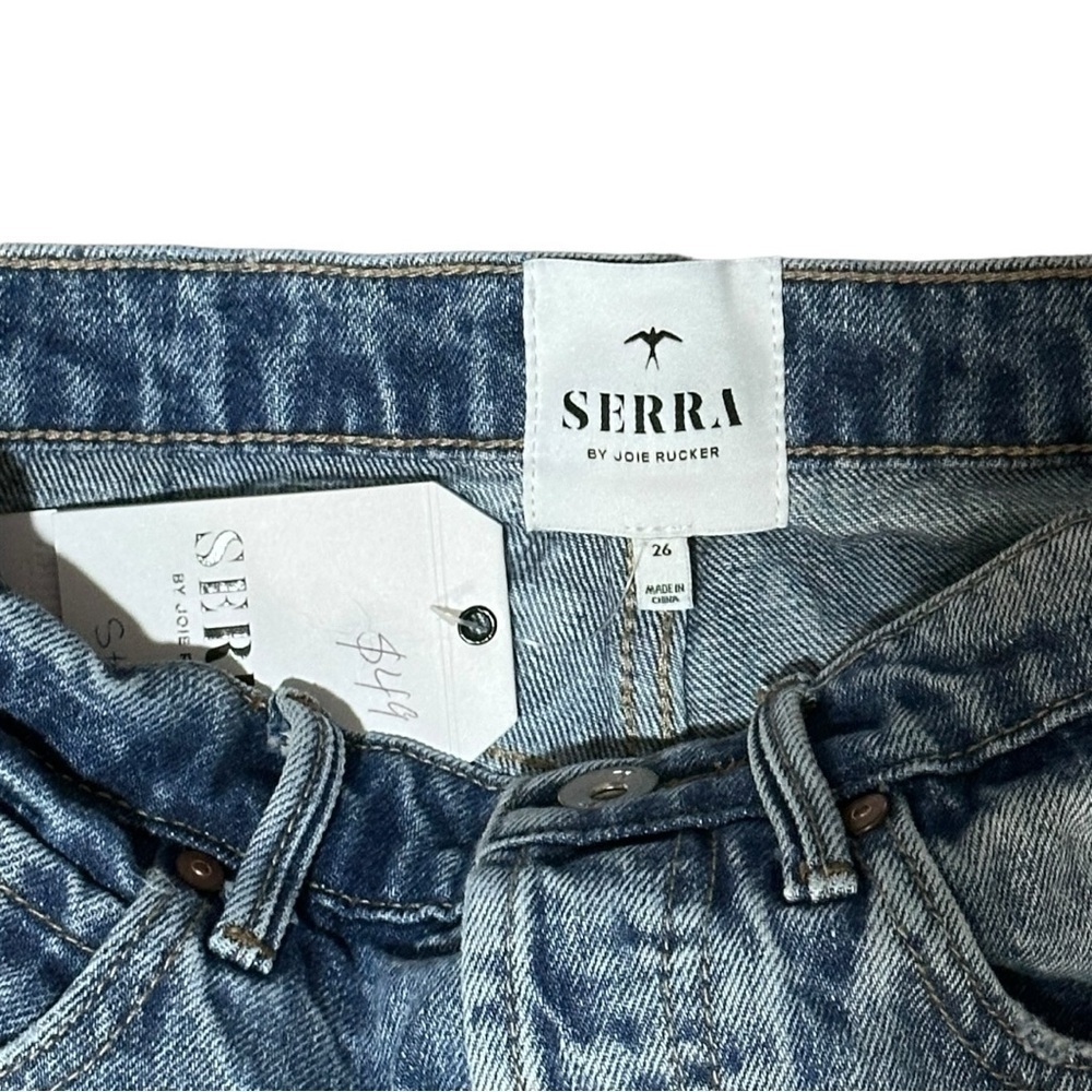 Serra by Joie Rucker High Wasit Wide Leg Denim Jeans Size 26 NWT - Picture 3 of 3